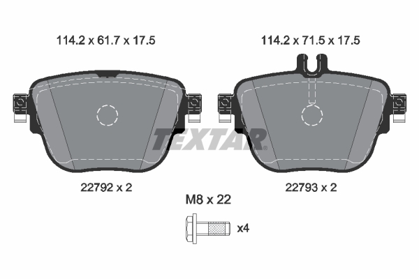 Textar Remblokset 2279201