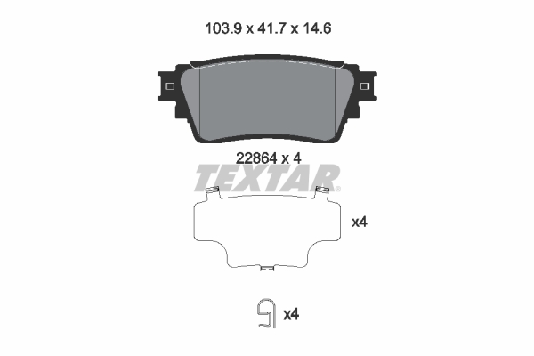 Textar Remblokset 2286401