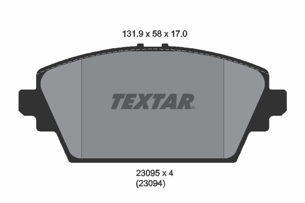 Textar Remblokset 2309501