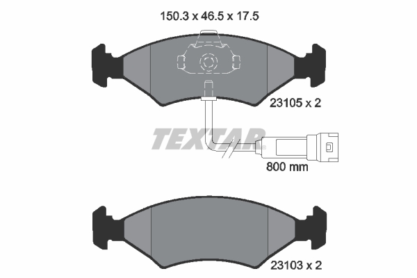 Textar Remblokset 2310501