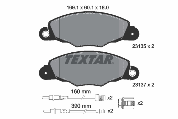 Textar Remblokset 2313503