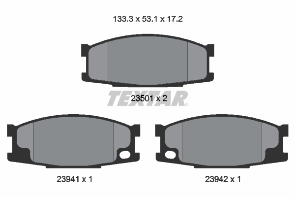 Textar Remblokset 2350101