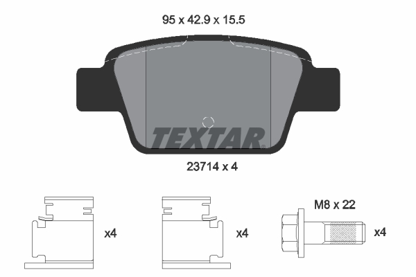 Textar Remblokset 2371481