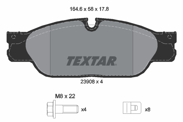 Textar Remblokset 2390801