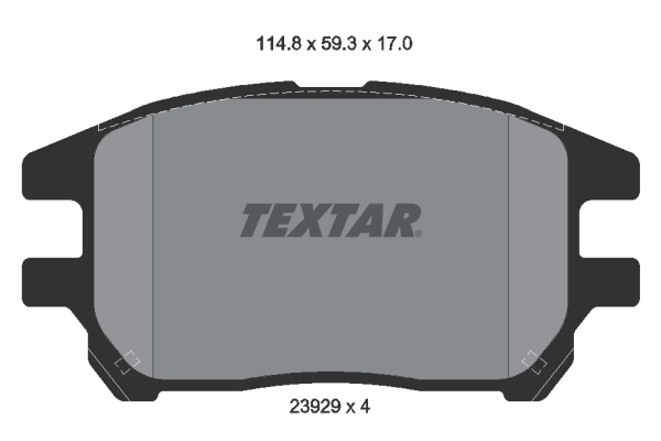 Textar Remblokset 2392901