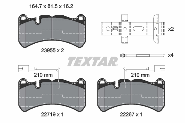 Textar Remblokset 2395503