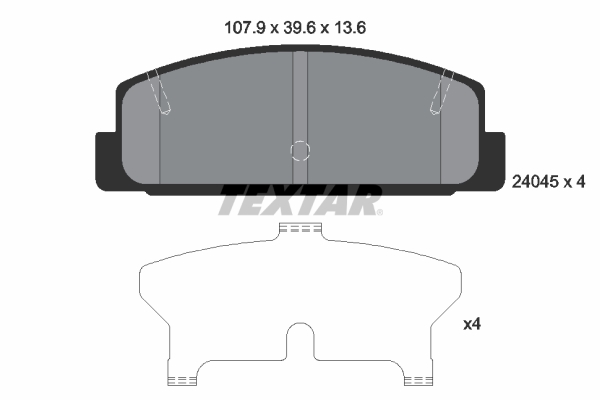 Textar Remblokset 2404501