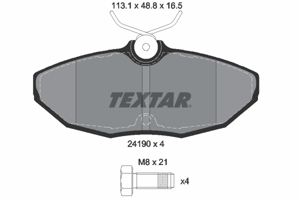 Textar Remblokset 2419001