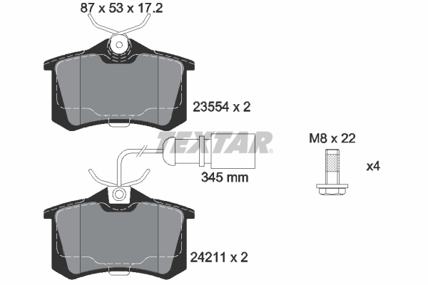 Textar Remblokset 2421101