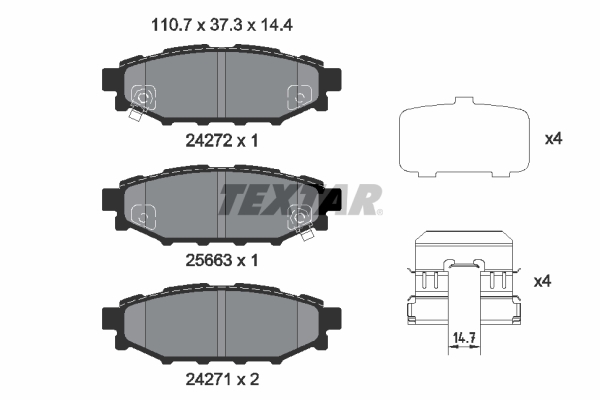 Textar Remblokset 2427201