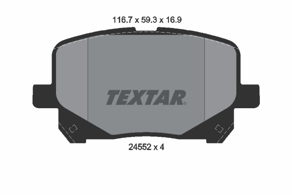 Textar Remblokset 2452201