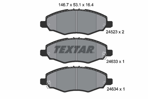 Textar Remblokset 2452301