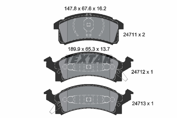 Textar Remblokset 2471101