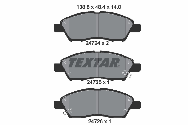 Textar Remblokset 2472401