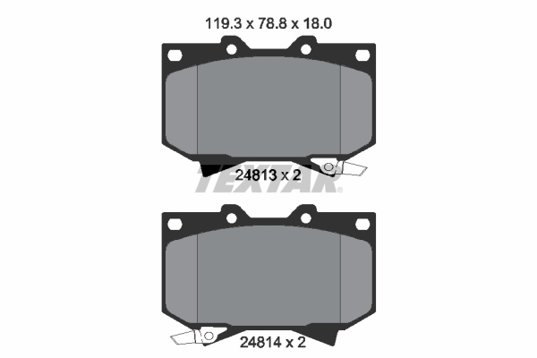 Textar Remblokset 2481301