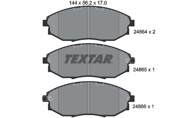 Textar Remblokset 2486401