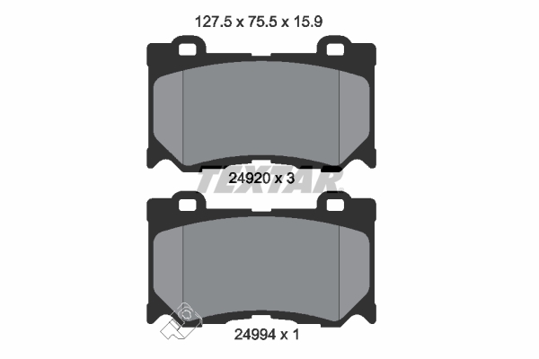 Textar Remblokset 2492001