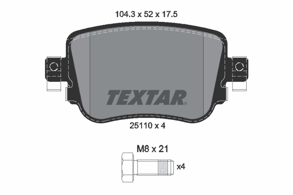 Textar Remblokset 2511001