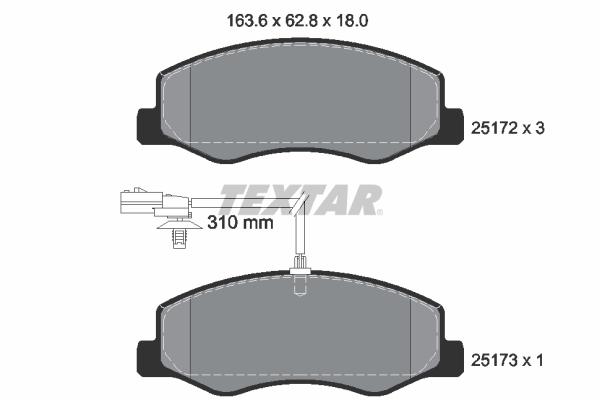 Textar Remblokset 2517201