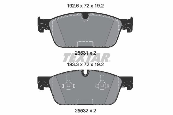 Textar Remblokset 2553101