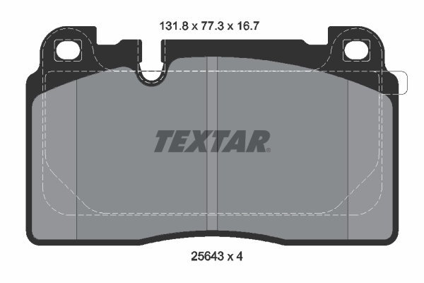 Textar Remblokset 2564305