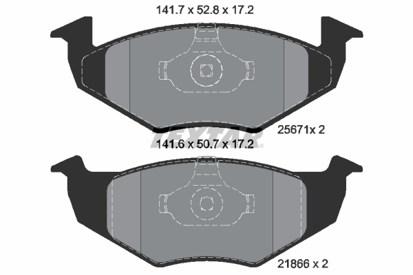 Textar Remblokset 2567101