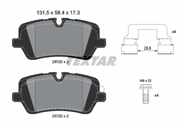 Textar Remblokset 2572001