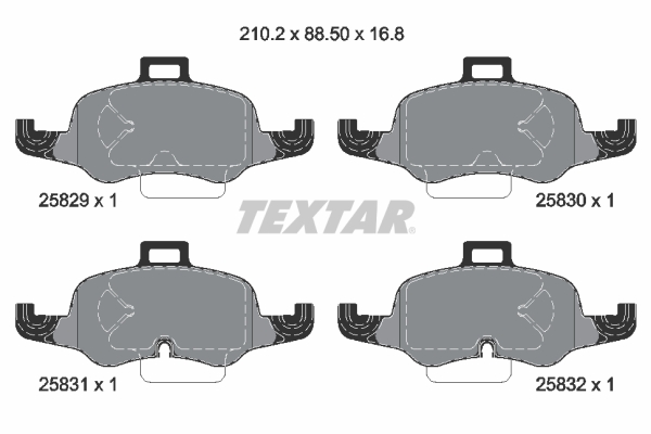Textar Remblokset 2582901