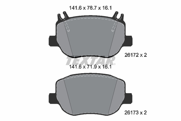 Textar Remblokset 2617201