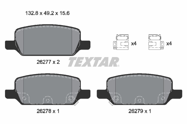 Textar Remblokset 2627701