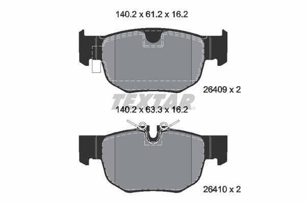 Textar Remblokset 2640901