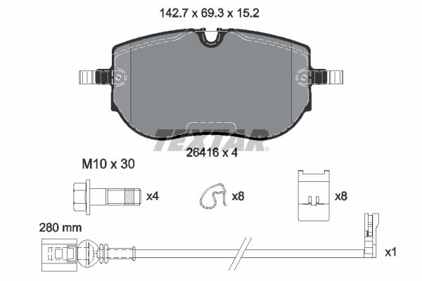 Textar Remblokset 2641601