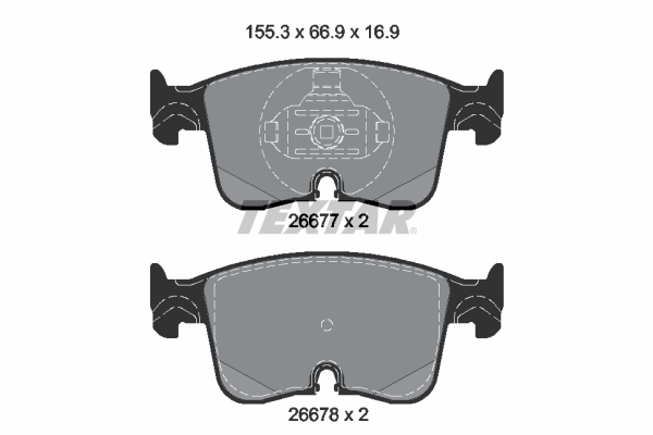 Textar Remblokset 2667701