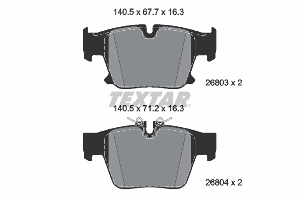 Textar Remblokset 2680301