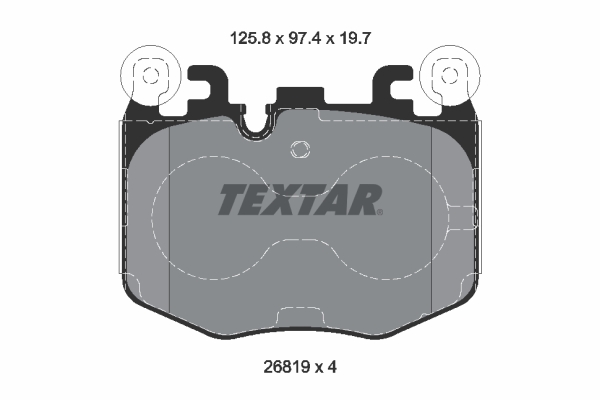 Textar Remblokset 2681901