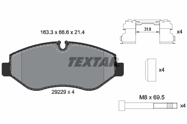 Textar Remblokset 2922901