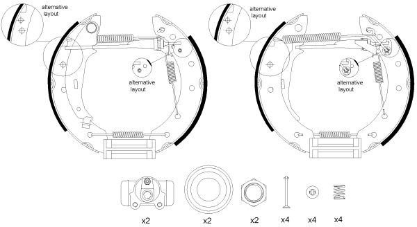 Textar Remschoen set 84048004