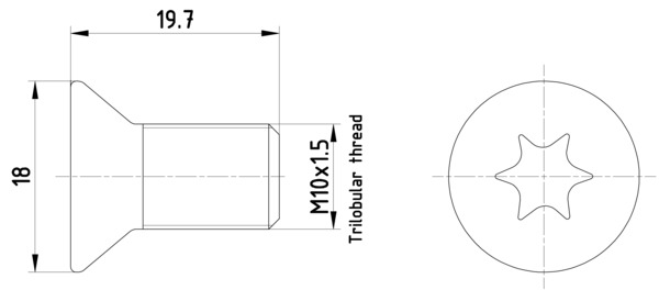 Textar Remschijfschroef TPM0011