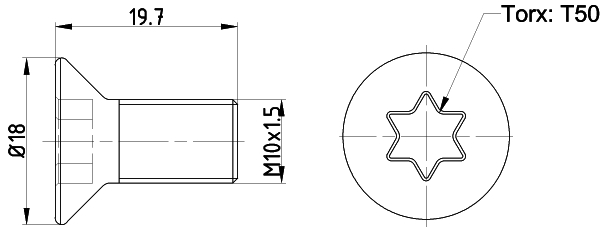 Textar Remschijfschroef TPM0016