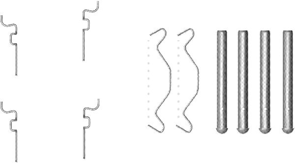 Textar Rem montageset 82072500