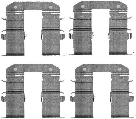 Textar Rem montageset 82074000