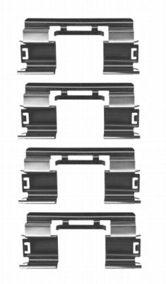 Textar Rem montageset 82505200