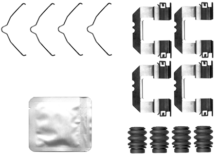 Textar Accessoireset, schijfremblok 82563500
