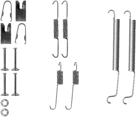 Textar Rem montageset 97016200