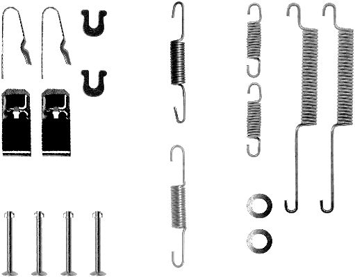 Textar Rem montageset 97028000