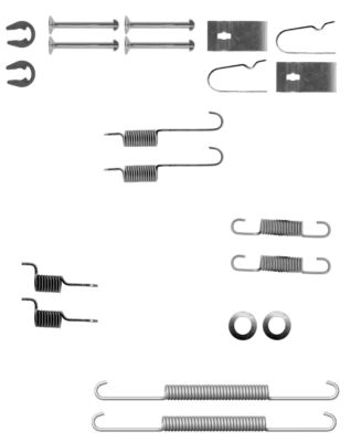 Textar Rem montageset 97033600