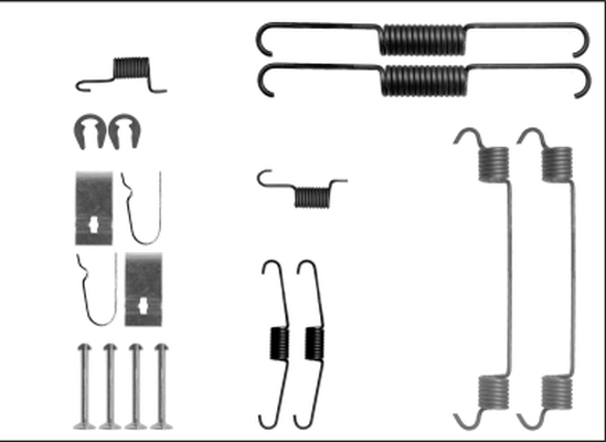 Textar Rem montageset 97040400