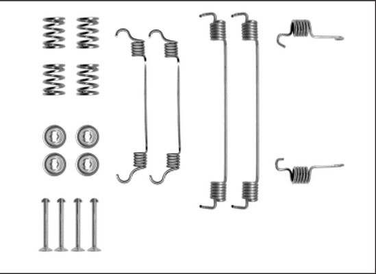 Textar Rem montageset 97040800