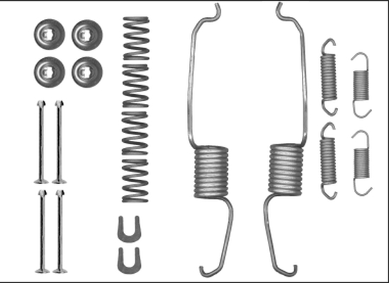 Textar Rem montageset 97041900