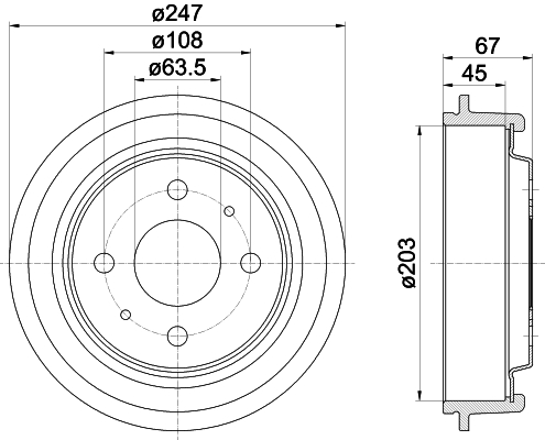 Textar Remtrommel 94001600